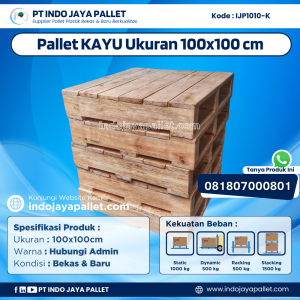 Pallet Kayu Bekas & Baru 100x100 [IJP1010-K]