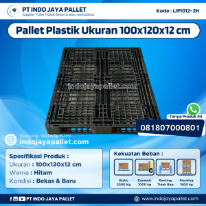 Pallet Plastik Bekas & Baru 100x120x12 [IJP1012-2H]