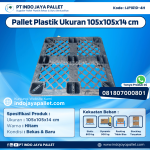 Pallet Plastik Bekas & Baru 105x105x14 [IJP1010-4H]
