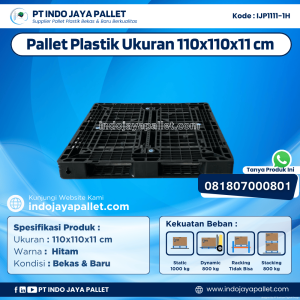 Pallet Plastik Bekas & Baru 110x110x11 [IJP1111-1H]