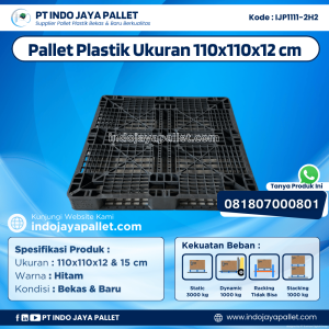Pallet Plastik Bekas & Baru 110x110x12 [IJP1111-2H2]