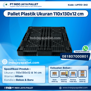 Pallet Plastik Bekas & Baru 110x130x12 [IJP1113-2H2]