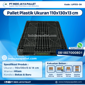 Pallet Plastik Bekas & Baru 110x130x13 [IJP1113-3H]
