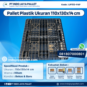 Pallet Plastik Bekas & Baru 110x130x14 [IJP1113-PAP]