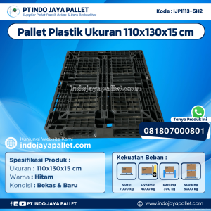 Pallet Plastik Bekas & Baru 110x130x15 [IJP1113-5H2]
