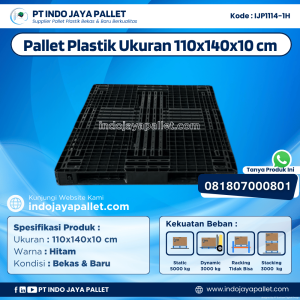 Pallet Plastik Bekas & Baru 110x140x10 [IJP1114-1H]