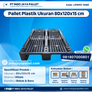 Pallet Plastik Bekas & Baru 80x120x15 [IJP8012-5HM1]