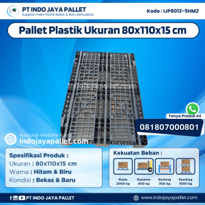 Pallet Plastik Bekas & Baru 80x120x15 [IJP8012-5HM2]